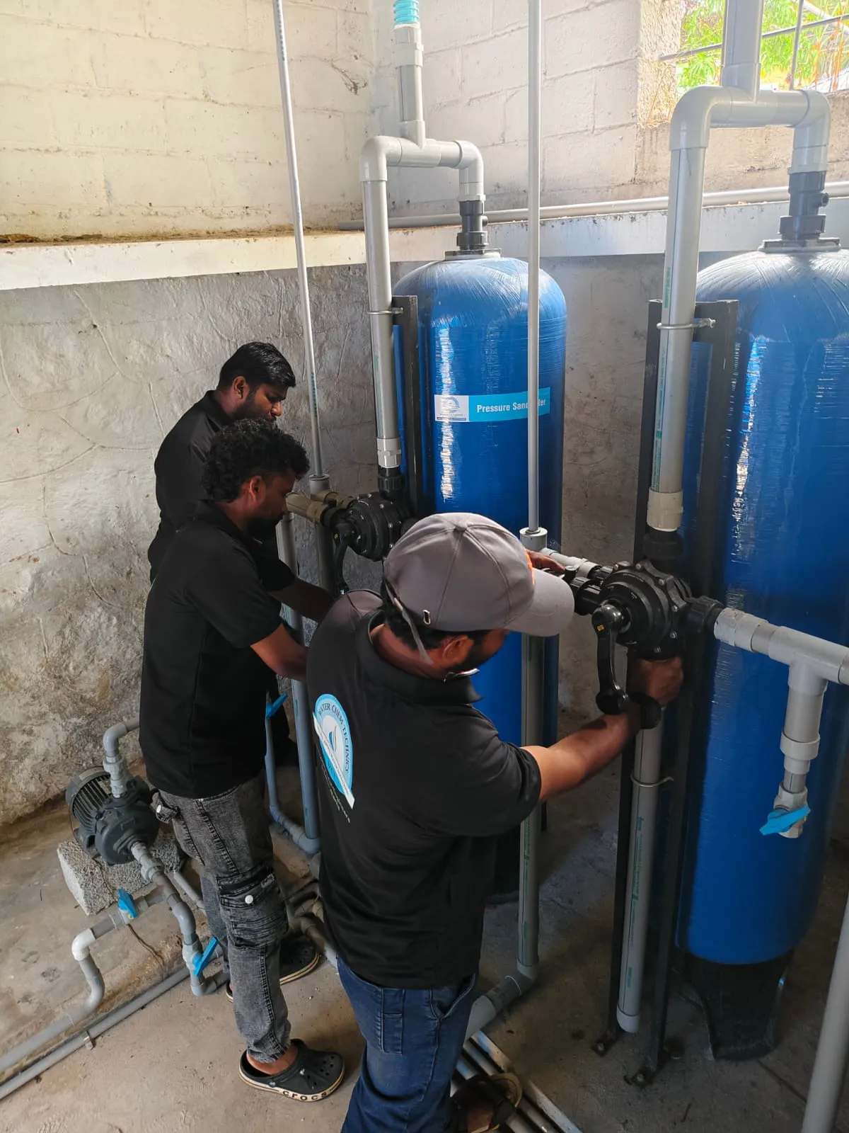 Engineers at work